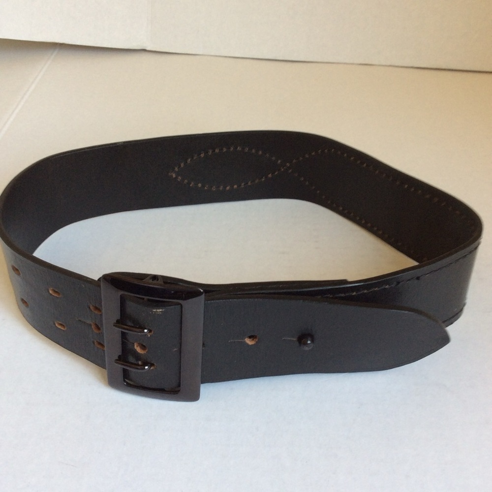 Thomas Wylde Black Leather Belt
